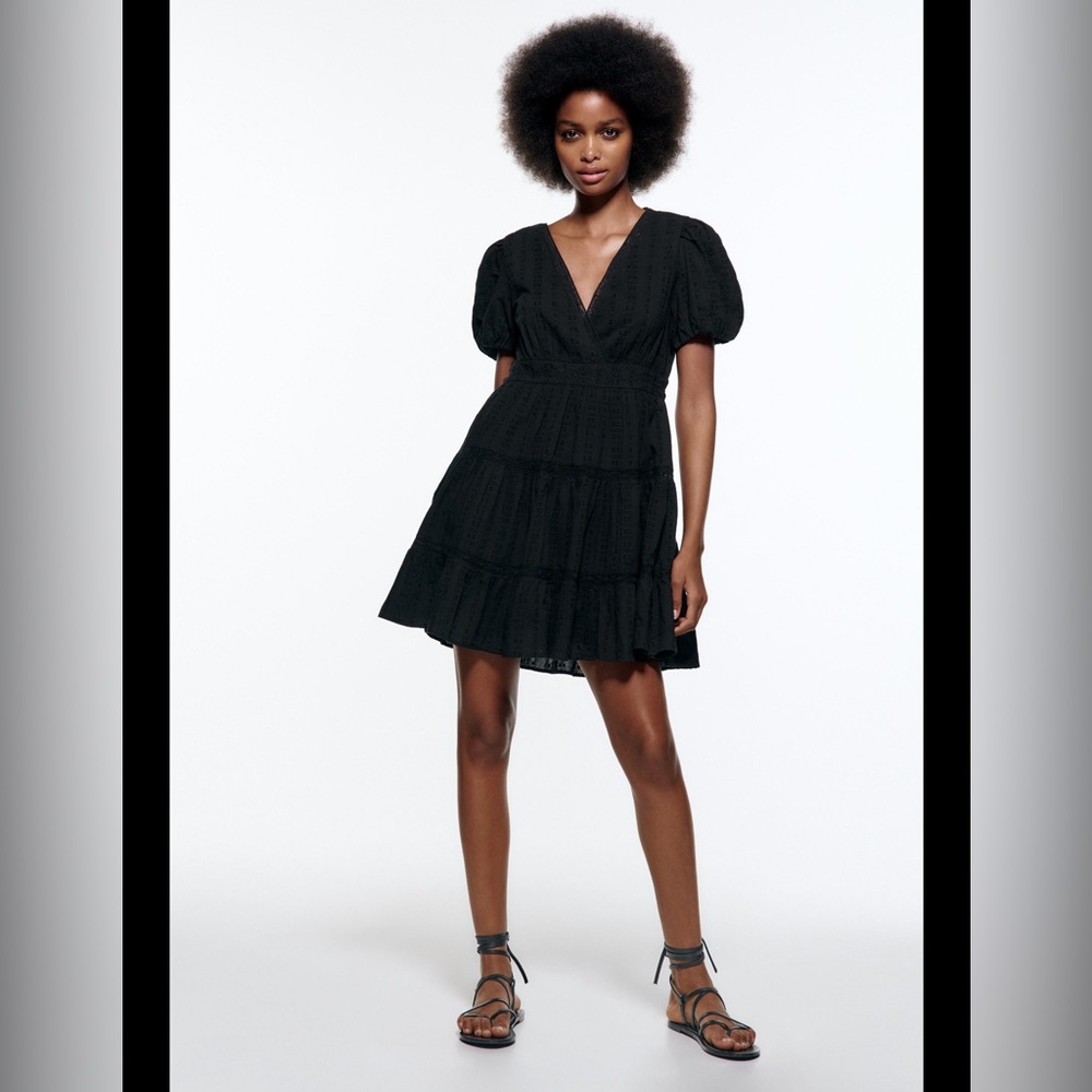 Lace Insert Dress